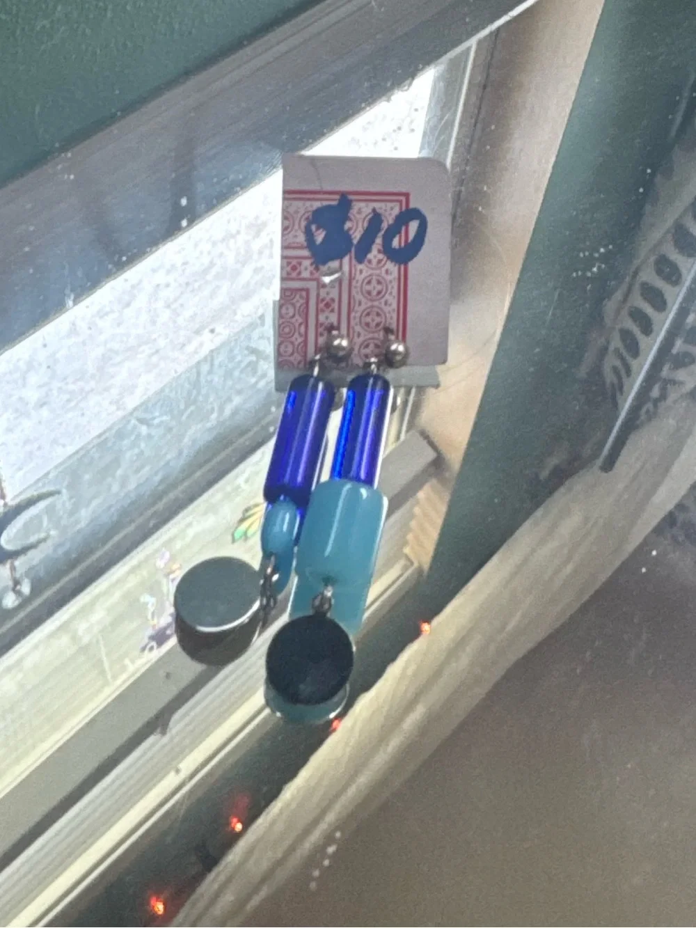 Blue and teal Earrings